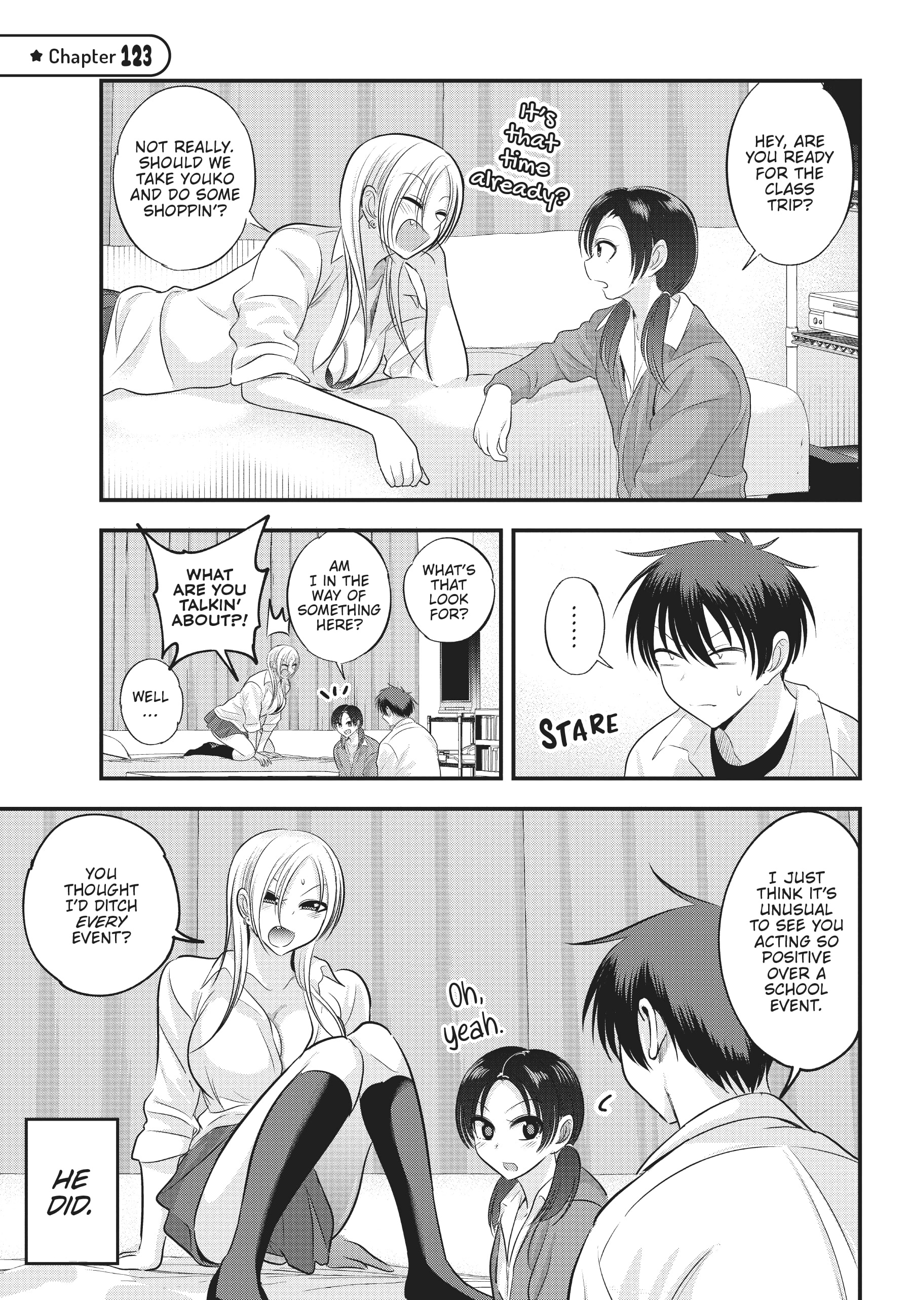 Please go home! Akutsu-san, Chapter 123 image 1